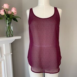 Old Navy red and black top